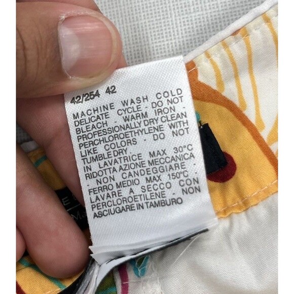 Max Mara Weekend (8) Floral Colorful pants wide leg spring preppy - Picture 9 of 9